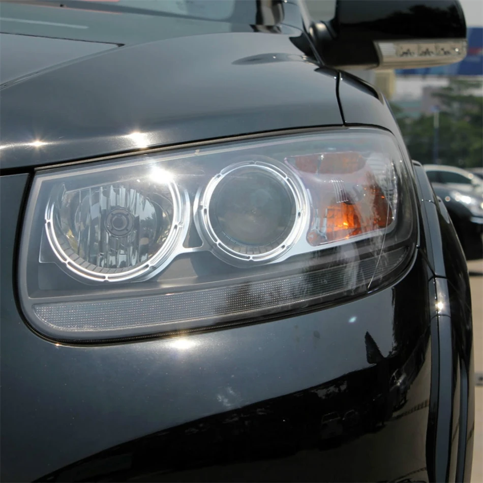 For Hyundai Santa Fe 2008 2009 2010 2011 2012 Auto Accessories Transparent Housing Headlamp Lens Cover Shell Headlight Cap