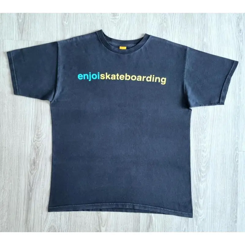 Vintage ENJOI Skate T Shirt M Skateboarding Almost Blind Birdhouse Flip Baker WWF