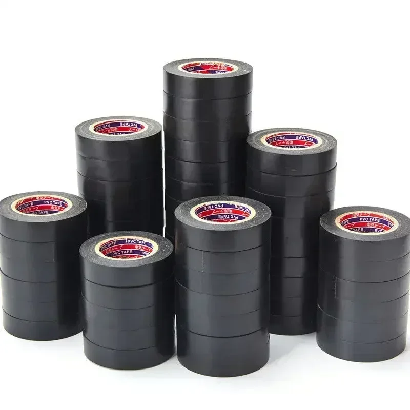 4PCS, 12M Flame Retardant Electrical Insulation Tape Electrician Wire High Voltage PVC Waterproof Self-adhesive Electrical Tape