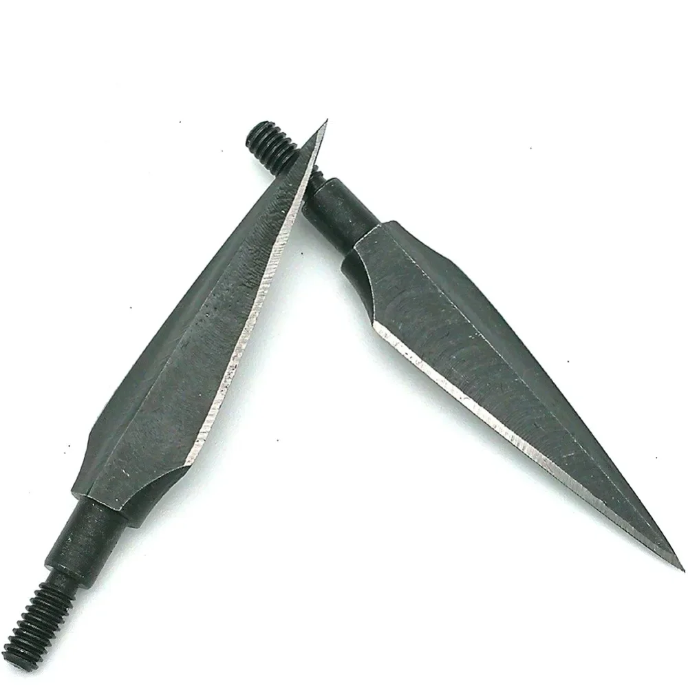 3pcs archery Carbon Steel Broadheads 125Grains Hunting Arrowhead Tips Points for Arrow Compound Bow Hunting Shooting