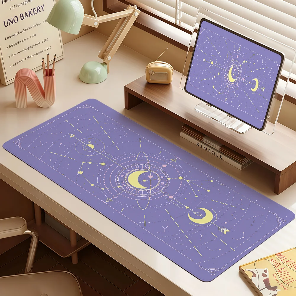Mystery Constellations Tarot Card Mouse Pad Large Non-slip Lockedge Desktop Computer Desk Mat Keyboard Office Gamer Student