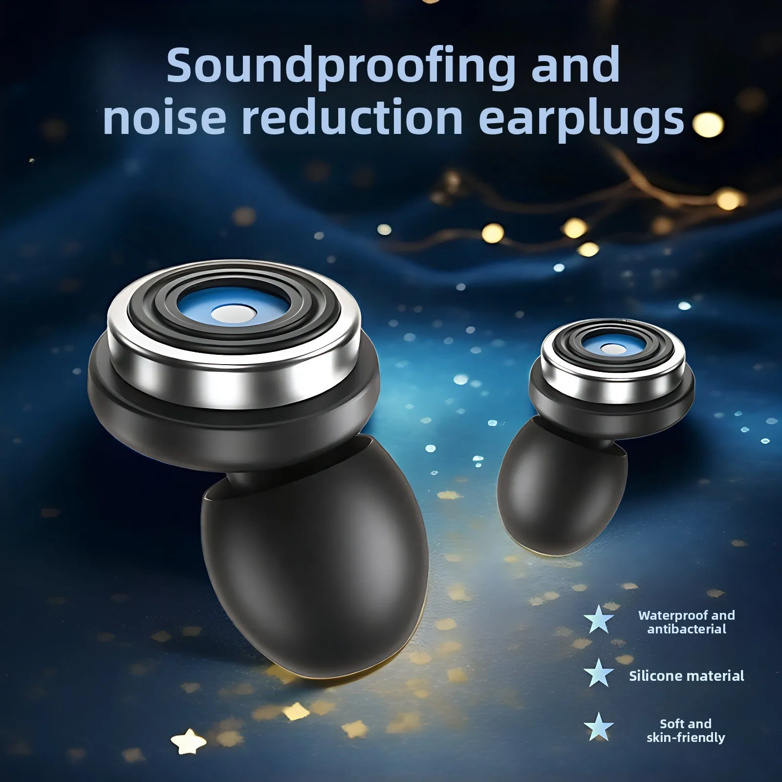 Hot Sale Noise Cancelling Earplugs Silent Sleep Soundproof Anti-Noise Earplugs Split Silicone Earplugs Waterproof Tools