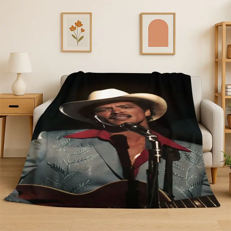 Fashion Bruno Mars Singer Star Flannel Blanket,Ultra Soft Warm Plush Throw for Home Bedroom Bed Sofa Cover Office Camping Picnic