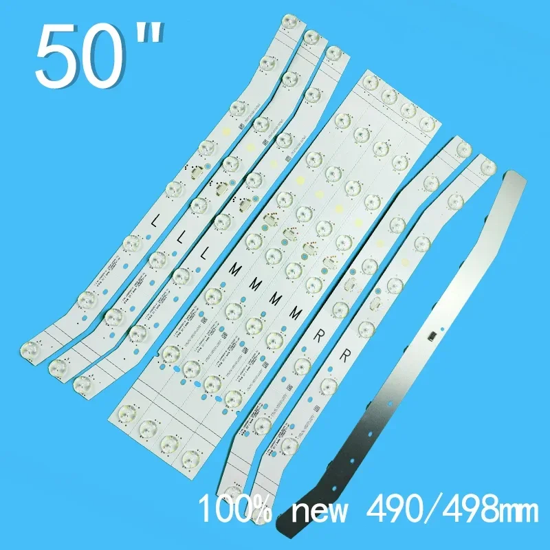 Voor Tcl 50s535-3030fc 4c-lb5008-yh Led Backlight Bar (10) 50s535