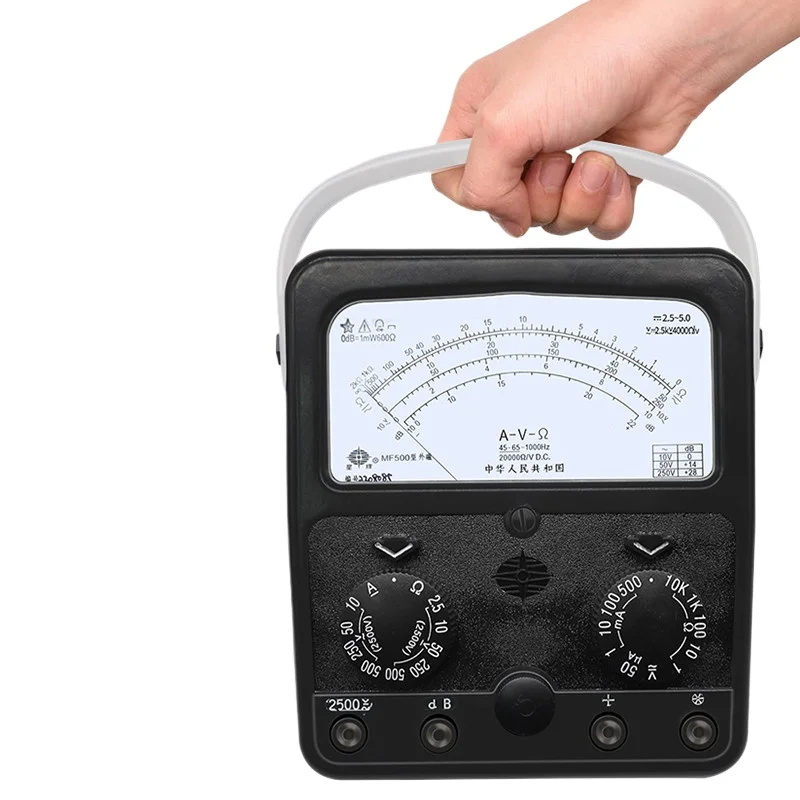Pointer Multimeter MF500 High-precision Mechanical Pointer Meter Inner Magnetic Outer Magnetic 2500V