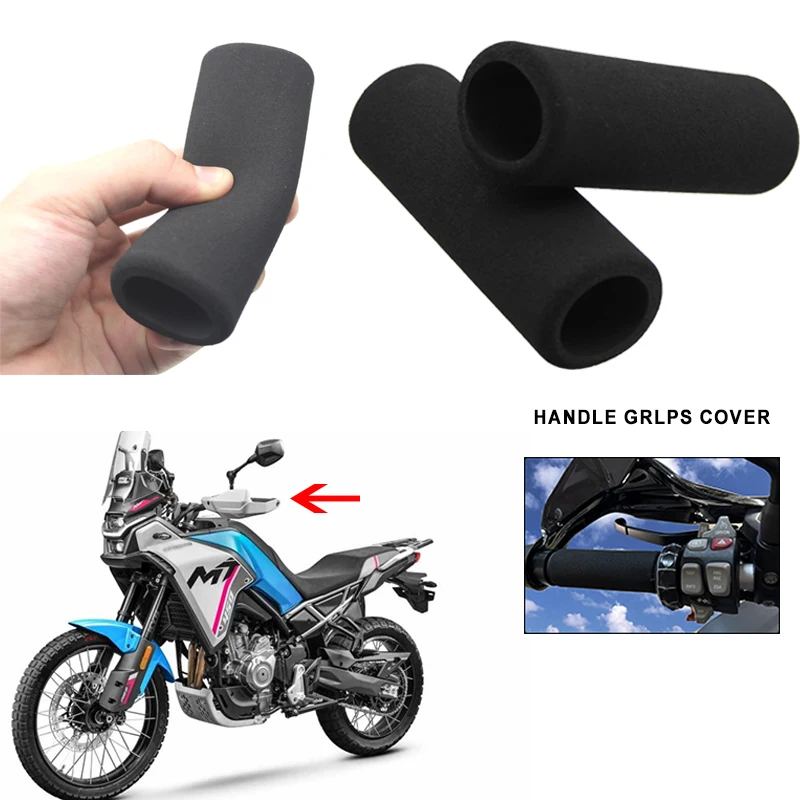 Motorbike Anti Vibration Handle Bar Foam Comfort Slip Over Grips For CFMOTO 450MT 800MT 650MT 450 MT Seat Cover 800 650 450mt