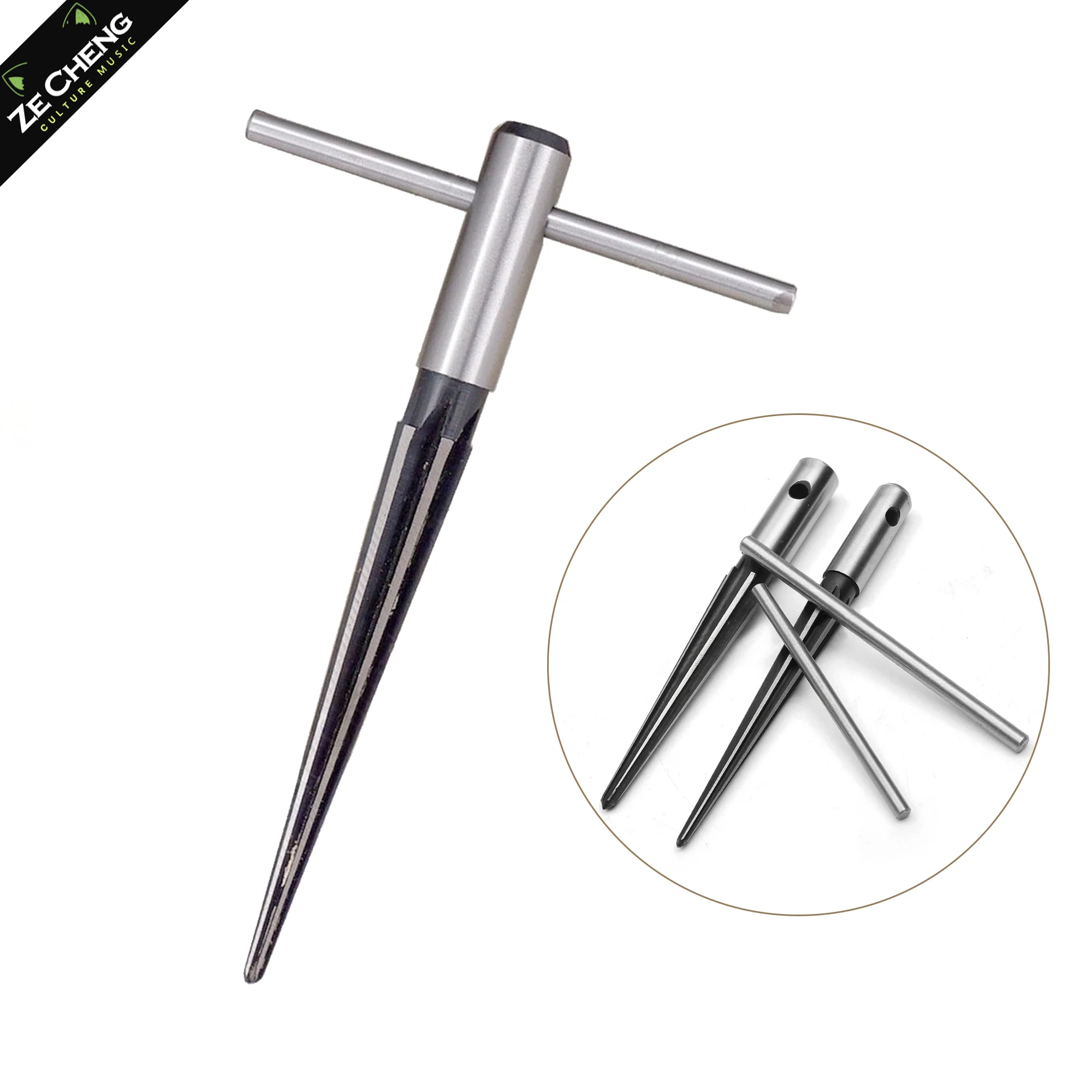 

1 шт. ручная коническая развертка, инструменты для мастеров, ручная работа, открывалка для гитарных отверстий, инструмент для сверления, расширитель отверстий, дрель, развертка, инструмент для ремонта гитары «сделай сам»