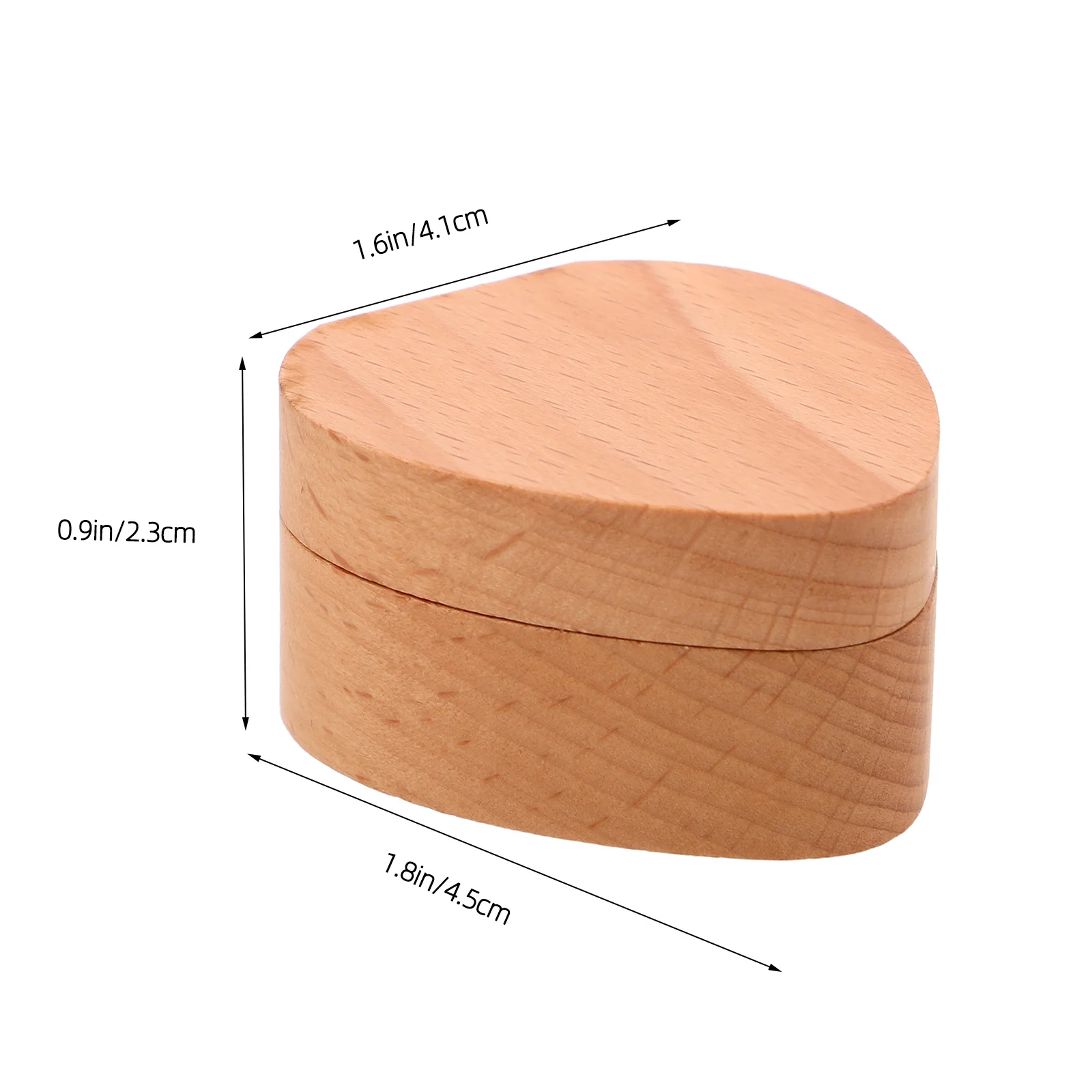 Wooden Guitar Solid Wood Storage Organizer Case for Acoustic Electric Guitar Picks Players Gift