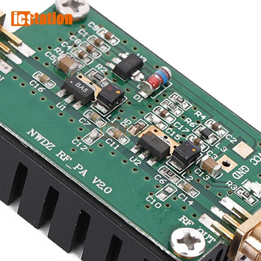 2-700M 3W RF Power Amplifier Broadband Short Wave for HF FM VHF UHF FM Transmitter Radio L9