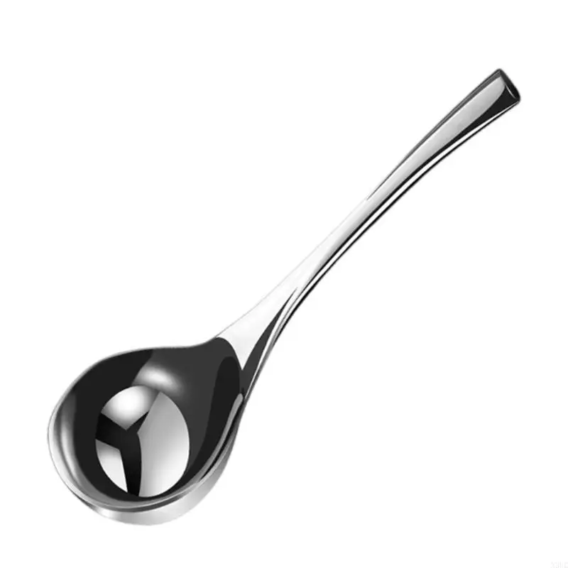 Professional Large Soup Ladle Effective Stainless Steel Soup Ladle Serving Spoon With Bowl For Kitchens X3UC