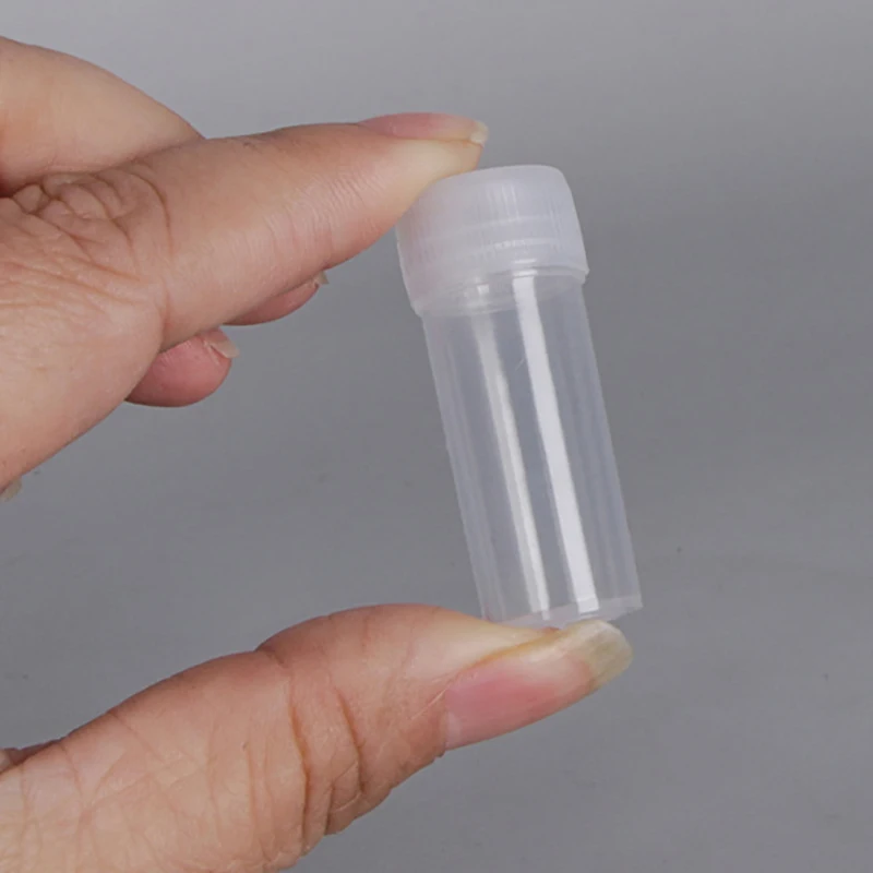 20Pcs 5ml Plastic Bottle Vials Medicine Pill Liquid Powder  Storage Container