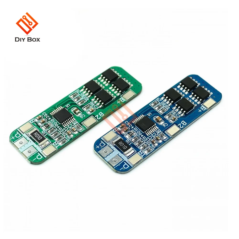 3S 12V 18650 10A BMS Charger Li-ion Lithium Battery Protection Board Circuit Board 10.8V 11.1V 12.6V Electric Blue Green Battery