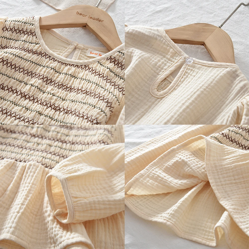 خريف جديد منقوشة بلوفر بأكمام طويلة + بنطال ذو قصة أرجل واسعة طقم مكون من قطعتين للفتيات بعمر 3-7 سنوات ملابس غير رسمية على الطراز الريفي #6