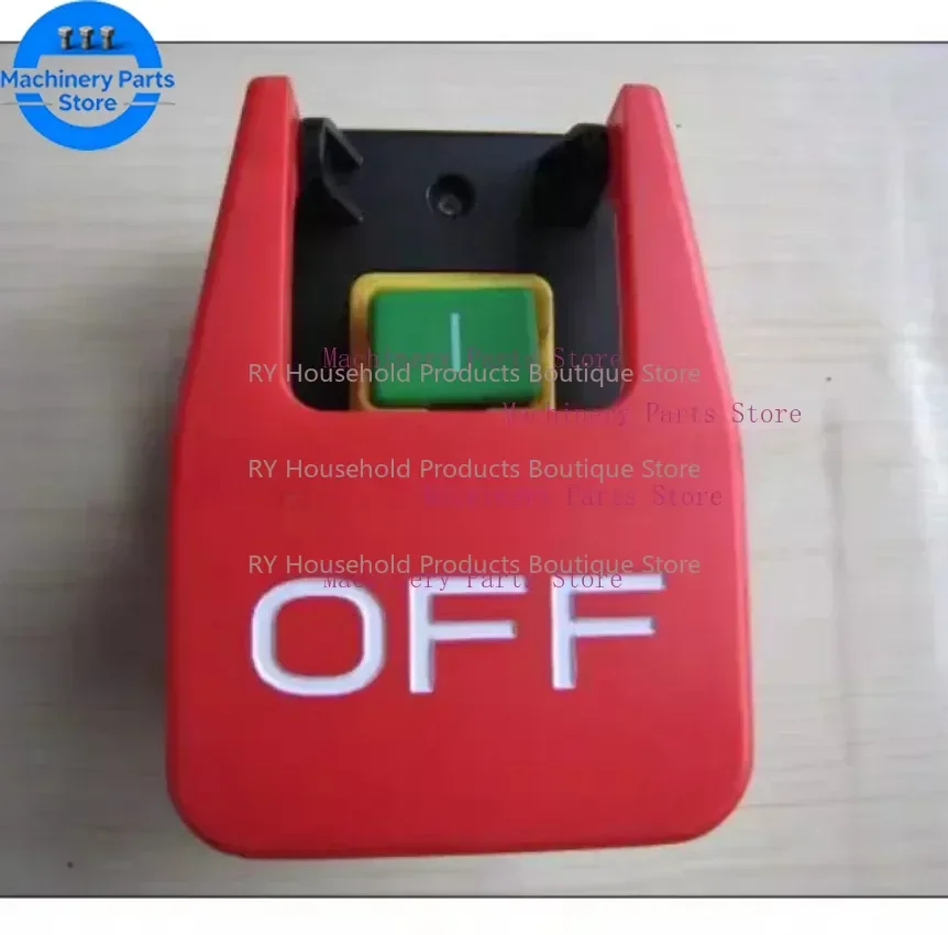 KJD17B-16 4 Pins Table Saws Electromagnetic Push Button Switches 16A AC250V Paddle Switch For Bench Drills/Grinders/Lathes