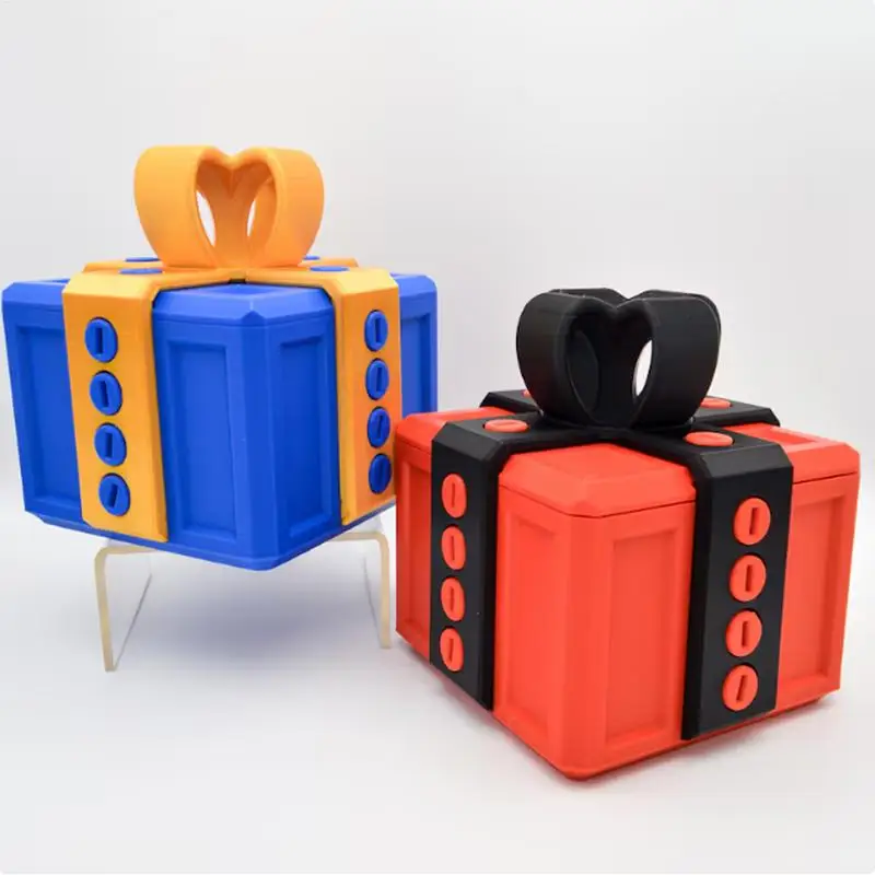 Annoy-ing caixa de presente com parafusos quebra-cabeça caixas de presente brincadeira caixa de parafuso 3d impresso caixa de presente cartão de dinheiro recipiente brinquedo de piada para amigos
