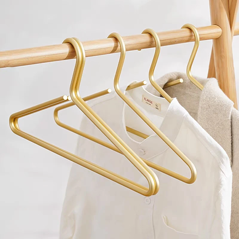 

10PC,Bold Coat Hanger Space Alloy Suit Hanger,42CM Solid Clothes Rack,Noble, No trace, No Damage Clothes