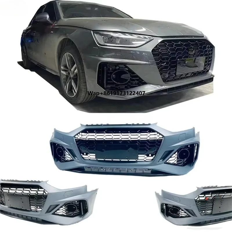 

Rs4 Front Bumper Grille For A4 B9 Allroad Avant 2021 Design New Rs4 Bumper Perfect Fitment Pp Material