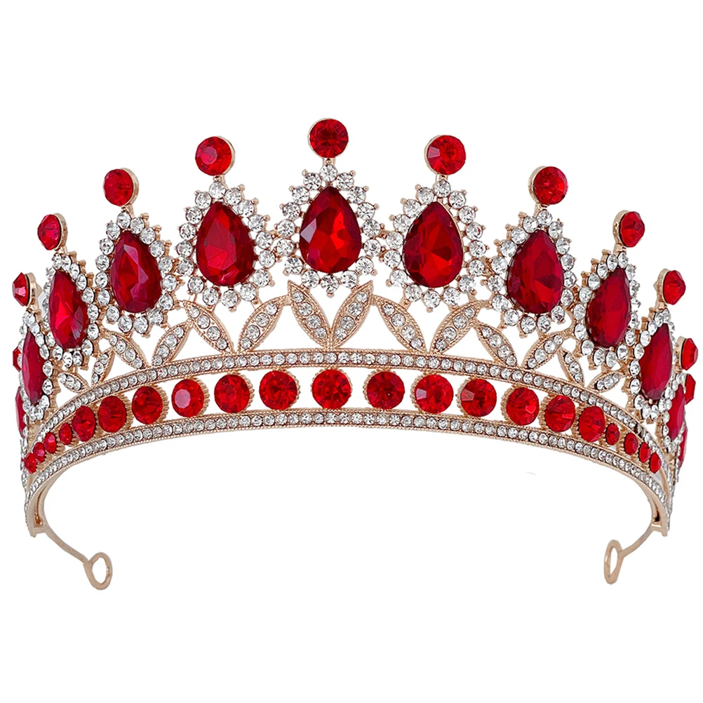 

Adult Tiara Women Wedding Homecoming Crowns Zinc Alloy Rhinestone Bride Lightweight Comfortable Birthday Dance Prom Bachelorette