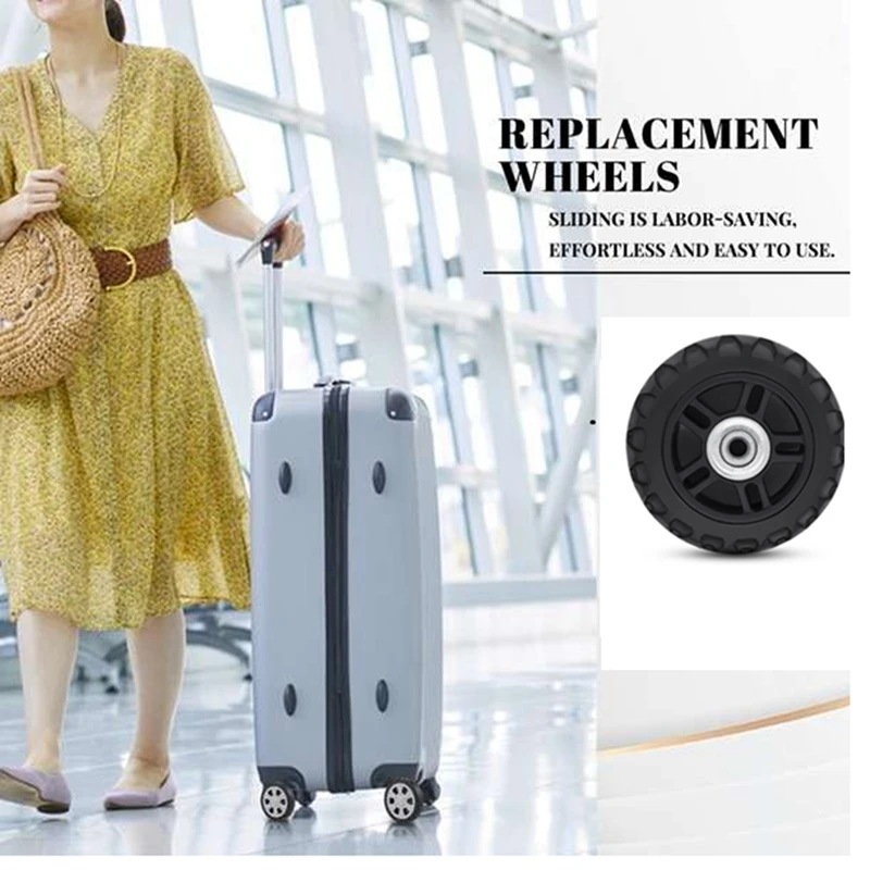 Suitcase Wheels 1 Pair Of Luggage Suitcase Accessories Wheels Axles Deluxe Repair Deluxe Repair Tool Casters