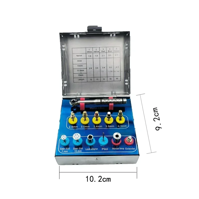 

1Set Dental Bone Expander Kit Sinus Lift 12 Pcs Implant Surgical Instruments Dental Laboratory Equipment