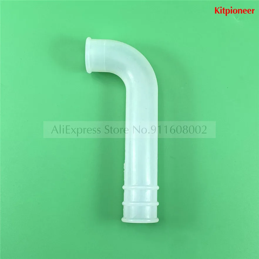 One Piece Silicone L Feed Pipe Long Downspout Pipe New Spare Part Fitting Of MK25 Soft Serve Ice Cream Machines Length 15cm