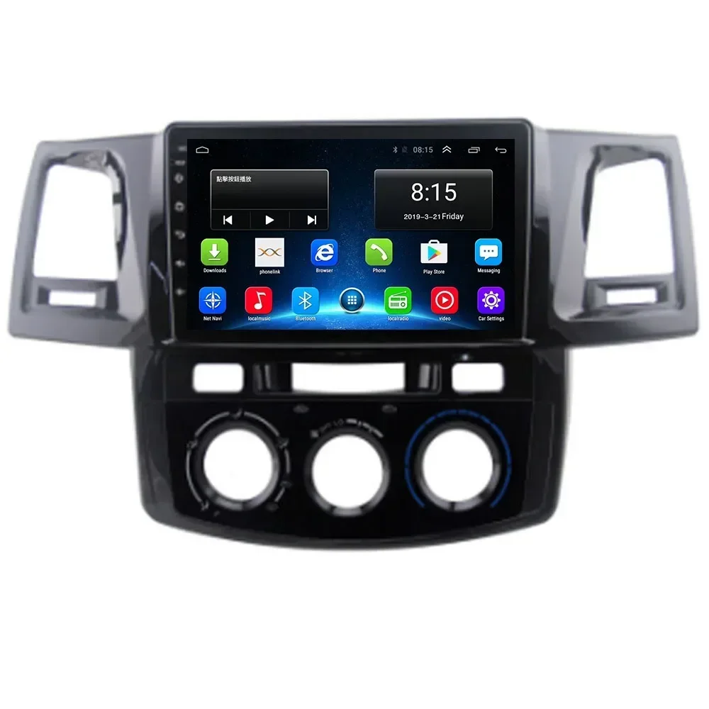 Android Auto Radio For Toyota Fortuner HILUX Revo Vigo 2007-2015 Stereo Car Multimedia Video Player 2din DSP Carplay GPS