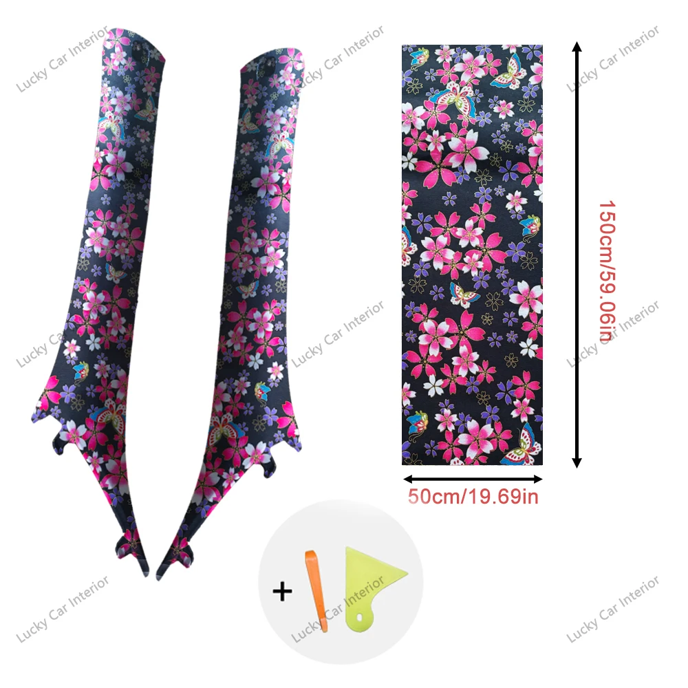 Sakura style car interior self-adhesive cloth backing adhesive, car interior ceiling modification ABC pillar renovation