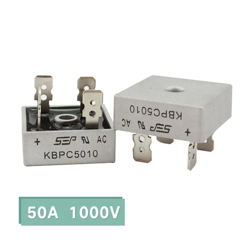 2PCS KBPC5010 diodos rectificadores de puente 50A 1000V elektronische komponenten