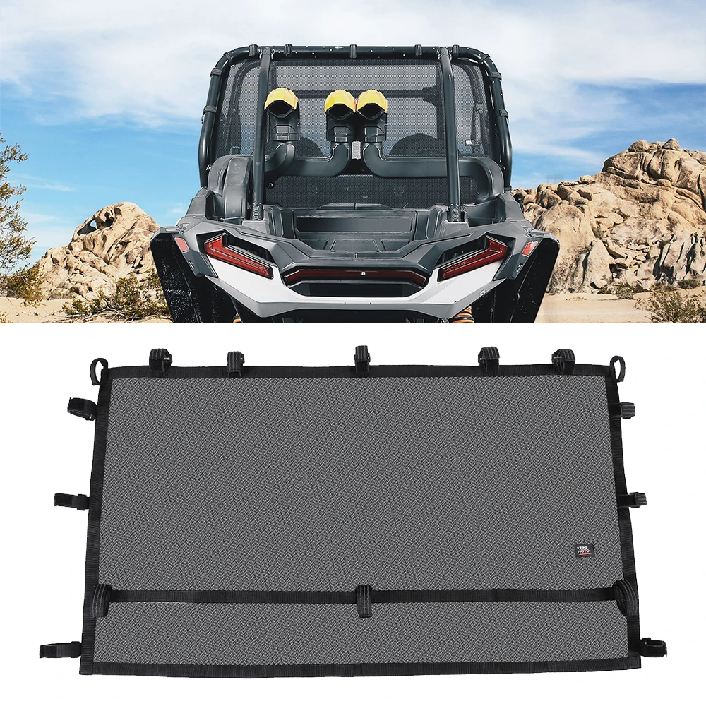 

UTV Rear Window Net Compatible with Polaris RZR XP/XP 4 1000 2014-2023, 2016-2023 XP/XP 4 Turbo 2014-2023 Sun Protection Net