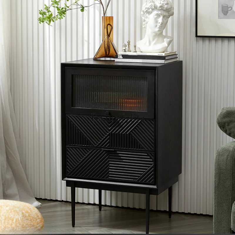 

Современный минималистичный городской комод с выдвижными ящиками для дома, гостиной, стены для хранения, роскошный шкафчик из массива дерева