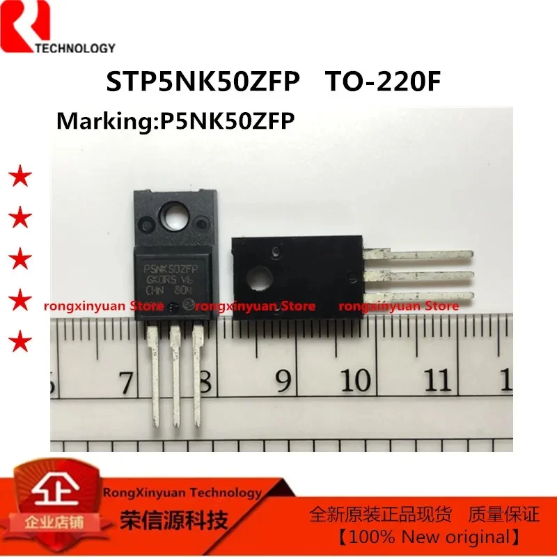 STP5NK50ZFP P5NK50ZFP STP5NK50 v-전압-4.4a 제너 보호 슈퍼 메쉬, 10 개™전원 MOSFET 100% 새로운 원본