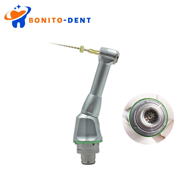 

Dental Instrument Wireless Endo Motor 16:1 Reduction Contra Angle Push Button Head For Endodontic Treatment