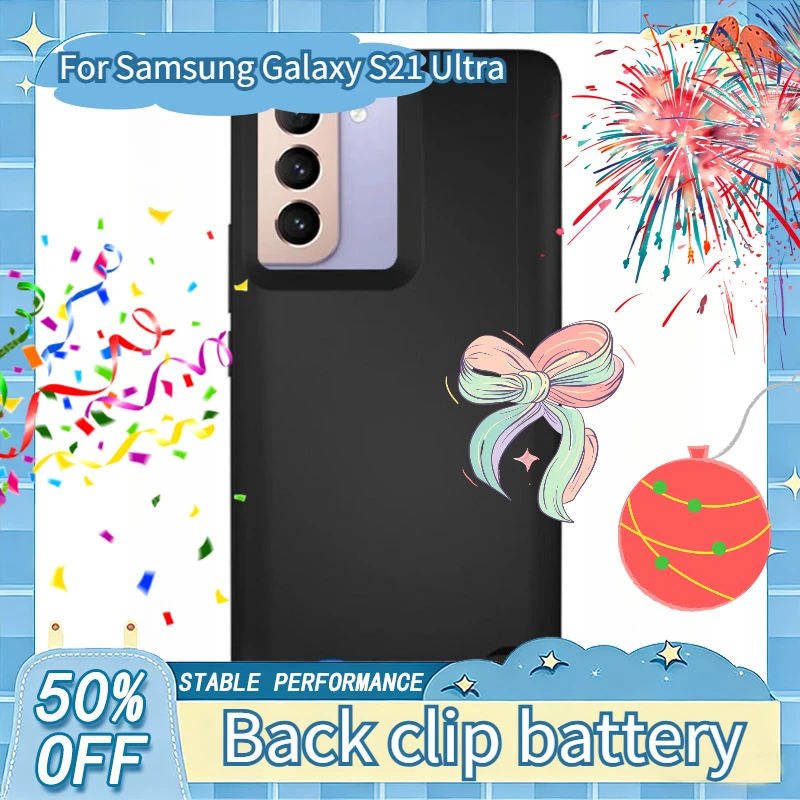 

S21 Battery Charger Case For Samsung Galaxy S21 Ultra portable Extended charging case For Galaxy S21 Plus FE Power bank case 5G