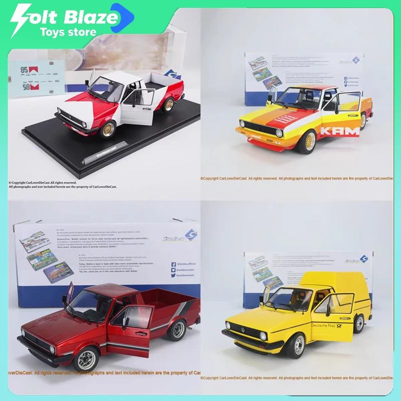 

Solido 1/18 Volkswagen Caddy Mk.1 1982 Alloy Car Model Limited Version Simulation Collection Cars Model Room Display Boy Gifts