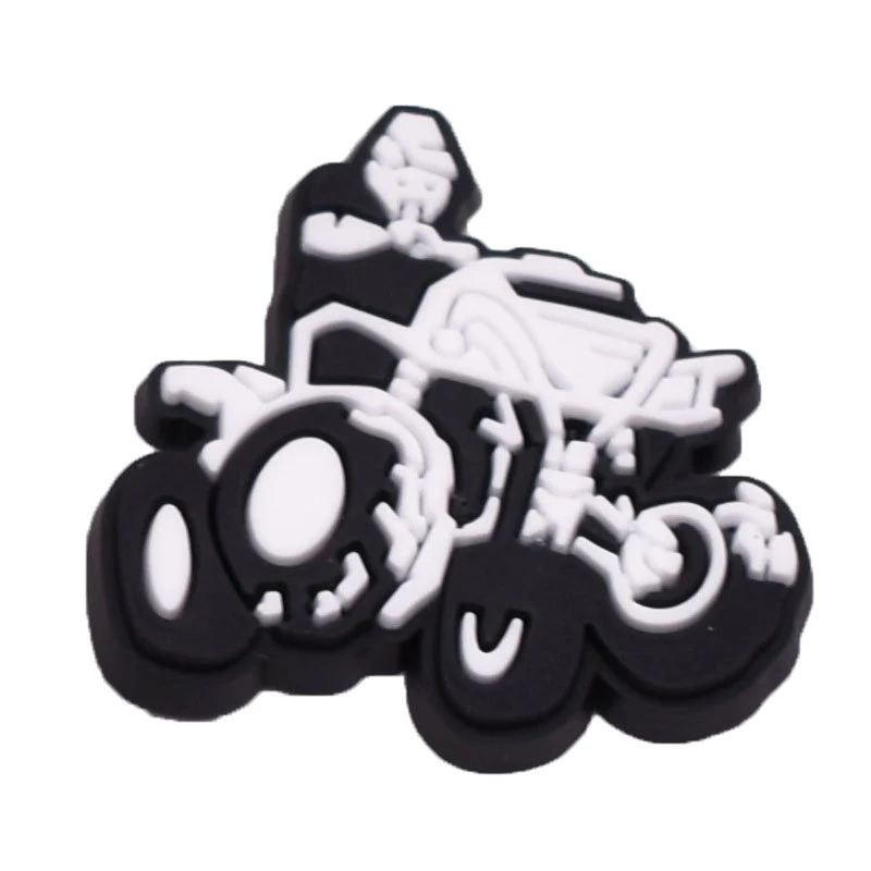 Wholesale 1pcs PVC Shoe Accessories for Crocs Charms Skeleton Hand Badge Women Clogs Buckle Kids Pins Decoration Jean X-mas Gift