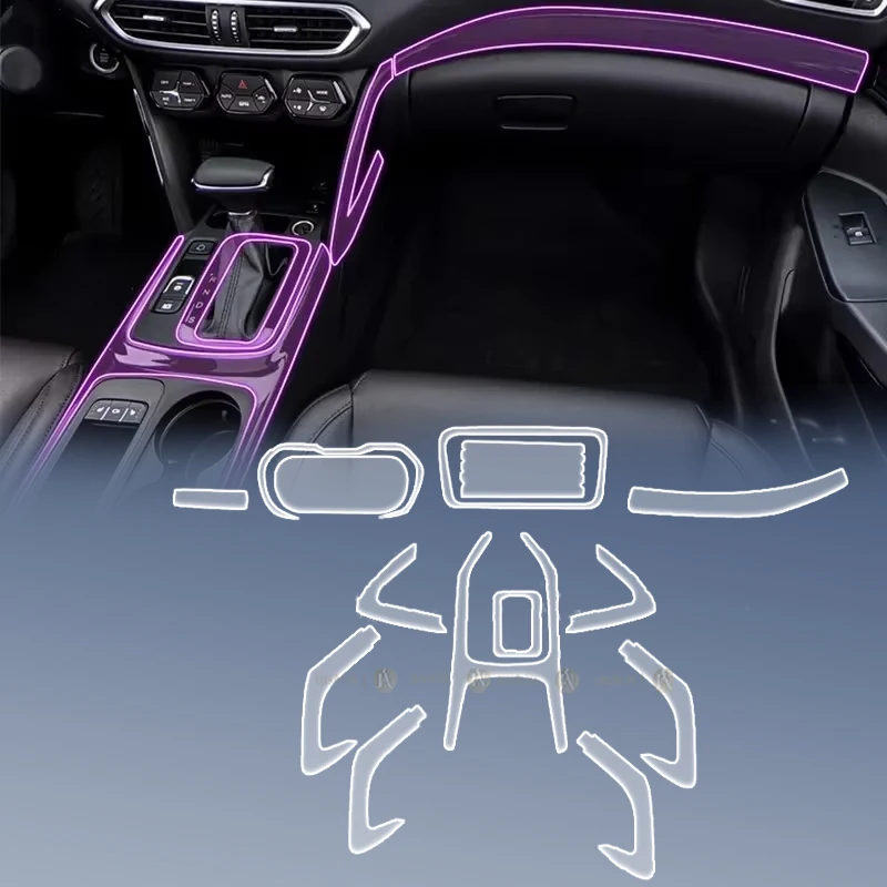 

Car Interior Film Dashboard piano board Shift center console Anti-scratch transparent TPU PPF Film For Trumpchi GS4 2017-2020