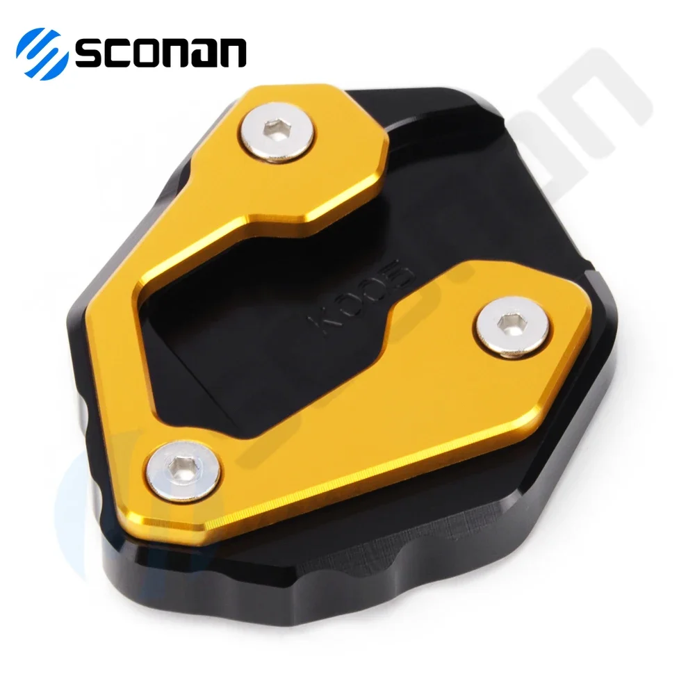 Per YAMAHA MT-09 MT 09 MT09 Tracer9GT 2021 XSR900 2022 Moto Cavalletto Piede Cavalletto Laterale Estensione Pad Piastra di Supporto Ingrandire