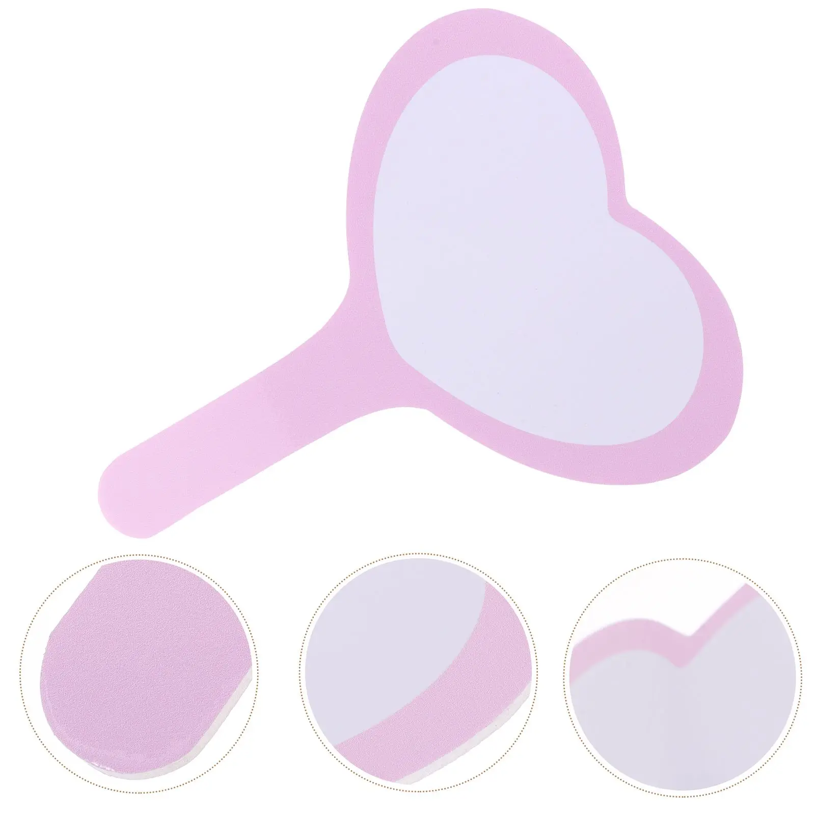 Foam Handheld Scoreboard Paddle White Single Side Erasable DIY Blank Writing Board Practical Pink Baby Auction Accessory