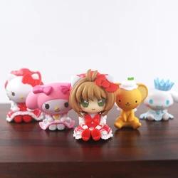 KINOMOTO SAKURA Anime CARDCAPTOR SAKURA Cute Sitting Figure
