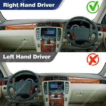 Kryt palubní desky pro Toyota Crown S180 2003 2004 2005 2006 2007 2008, sluneční clona, anti-UV koberce, autopříslušenství 10 nejlepší prodej Rohožka do palubní desky Toyota Crown - №2