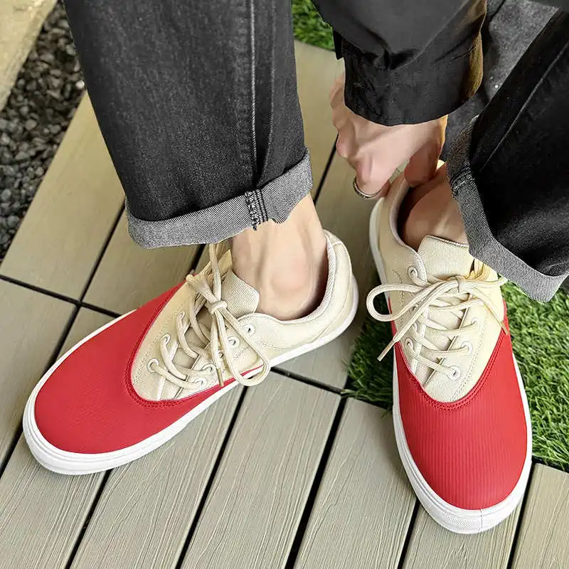 Dwa Paski Lekkie Buty Trampki Męskie Wulkanizowane Męskie Letnie Buty Codzienne Tenis Niskie Sportowe Nowy Sezon Tenisówki Najtańszy Producent