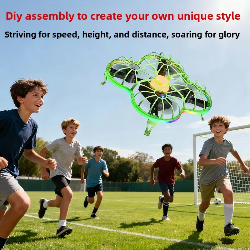 DIY full set of accessories assembly drone remote control plane children Internet celebrity explosion toy plane 2026 new