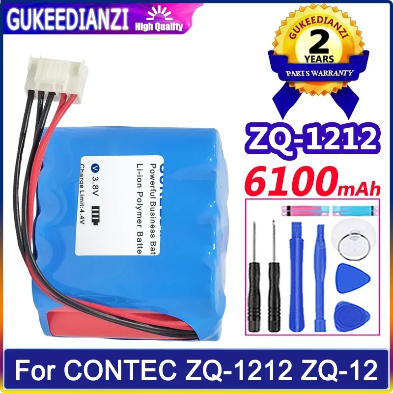 Medical Equipment Battery for CONTEC ZQ-1212 ZQ-12 JHT-99F-00: 6100mAh Power