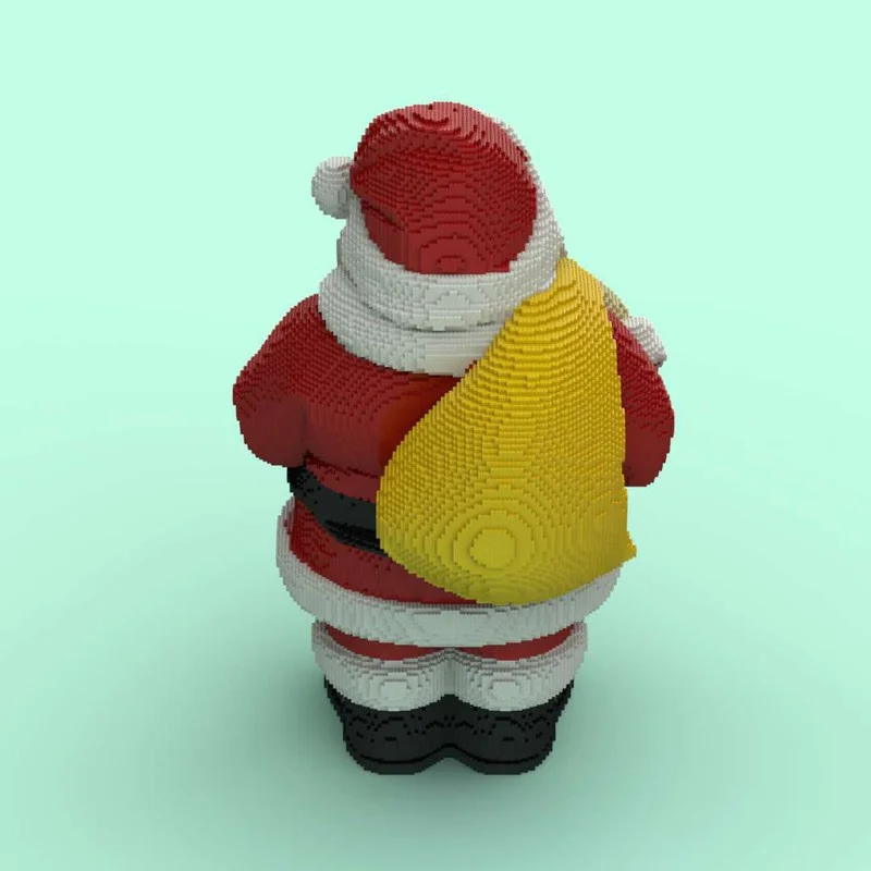 26785 قطعة MOC كبيرة جدًا سانتا كلوز نموذج موسمي اللبنات هدايا عيد الميلاد العمارة تجميع اللعب لتقوم بها بنفسك الطوب للأطفال