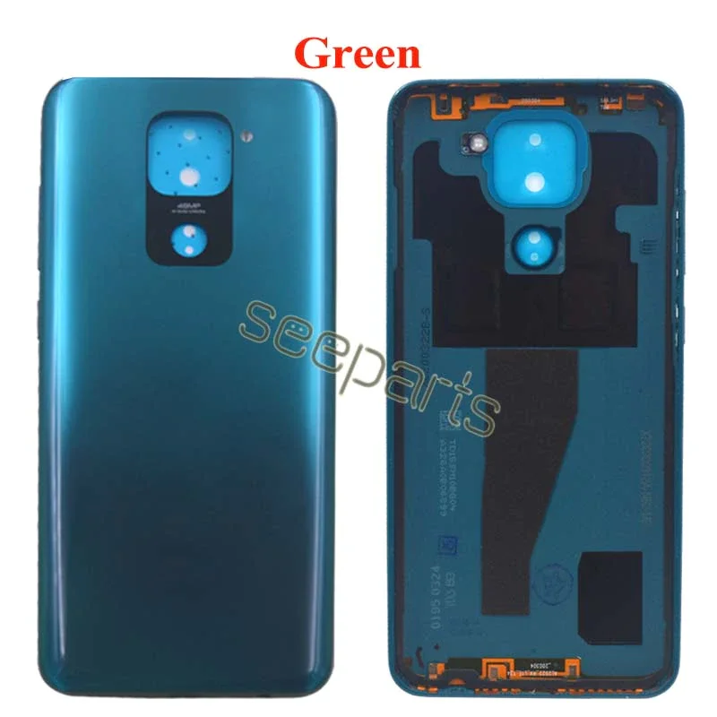 NEW Cover For Xiaomi Redmi Note 9 Back Battery Cover Door Note 9 Note9 Rear Housing Case for Redmi Note 9 Battery Cover