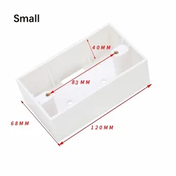 High Quality Surface Wall Mount Switch Junction Box 118*68 for 118 Type Wall Switches and Sockets