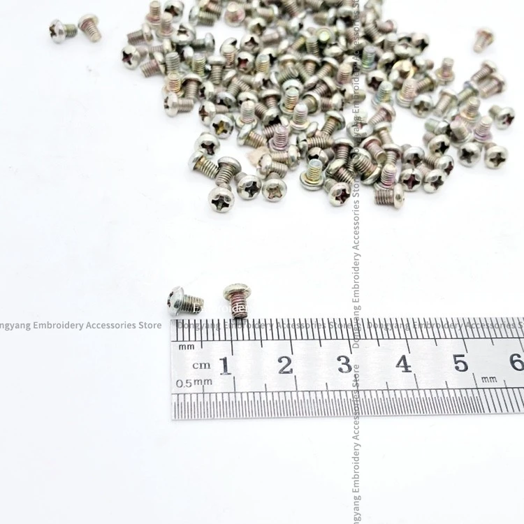 100pcs Cross Screws Yarn Trapper Assembly Screw Cable Signal Cable Screw High Quality Computer Embroidery Machine Accessories