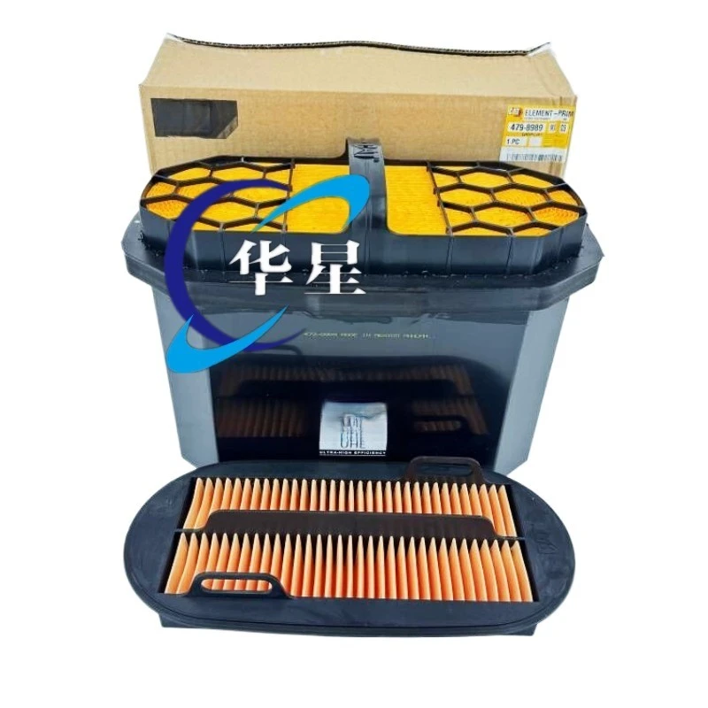 Original for Caterpillar E320GC/E323GC/E320GX Air Filter Style 479-8989/8991 Excavator Accessories