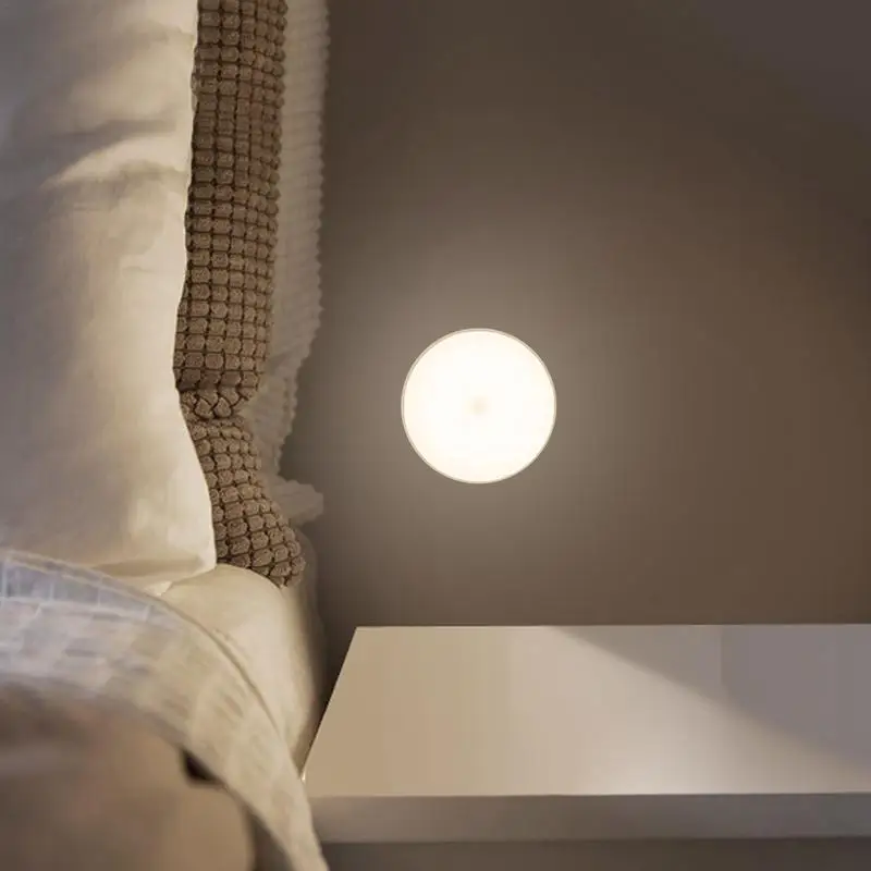 Smart Sensing Night Light Magnetic USB Charging LED Lamp Energy-Saving LED Lighting Tool For Cabinets Corridors Basements