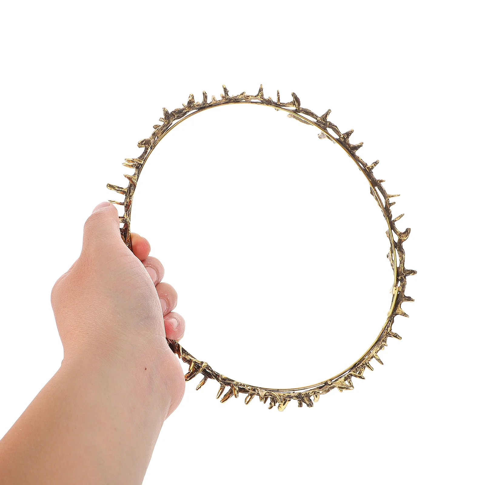 Krone der Dornen Dekor Kronen Stirnband Männer Ägyptischer Kopfschmuck Stacheldraht für Frauen Drahtarmband